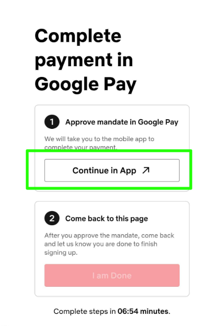 Complete Autopay Payment