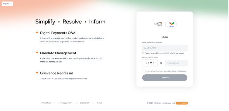 File UPI complaint on NPCI