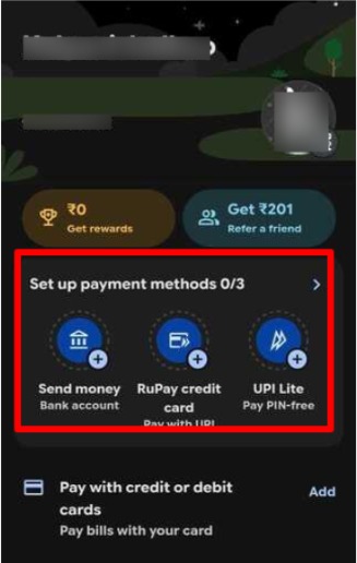Google Pay Payment Options