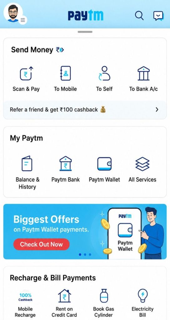Open your UPI app Open your UPI app