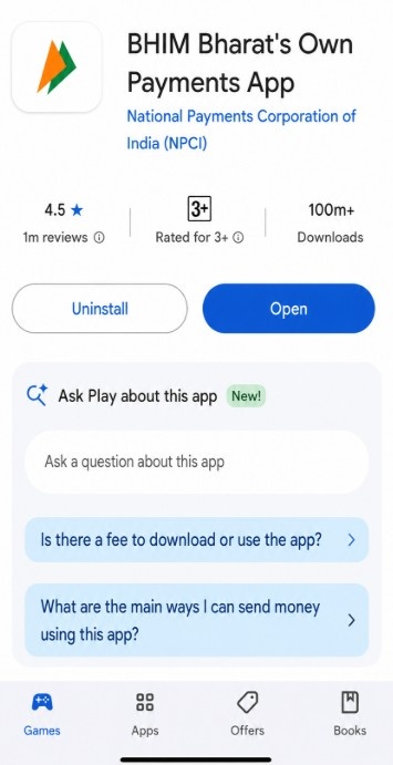 Download BHIM UPI app 