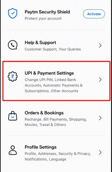Open the UPI app Open the UPI app