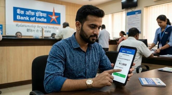Send or Receive Money with BOI UPI