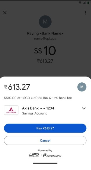 Equivalent amount in Indian Rupees will be displayed Equivalent amount in Indian Rupees will be displayed
