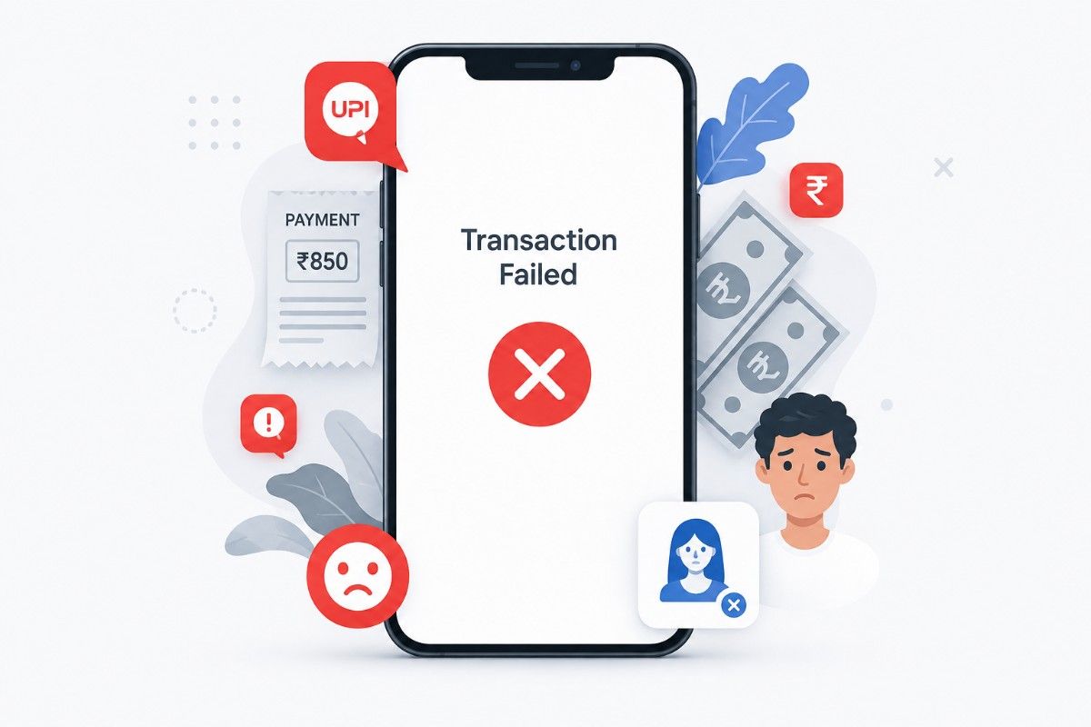 UPI Transaction Failed UPI Transaction Failed