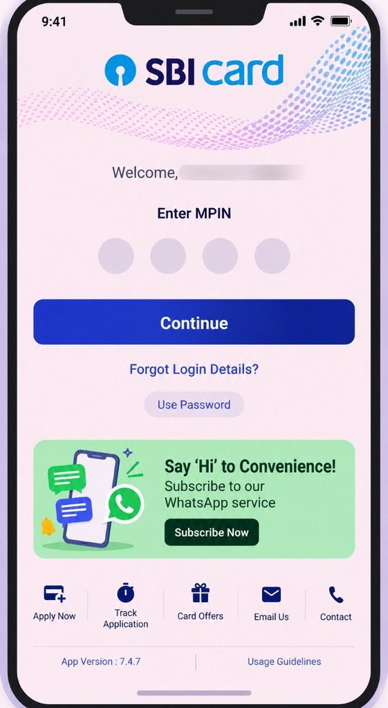 Open your bank's mobile banking app Open your bank's mobile banking app